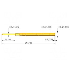 Gniazdo igły testowej INGUN KS-10147E13