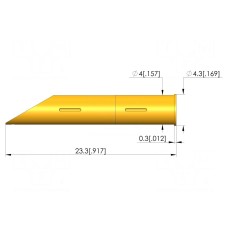 Gniazdo igły testowej INGUN KS-11023