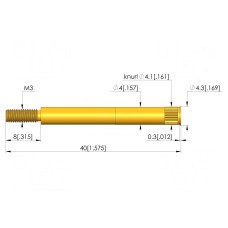 Gniazdo igły testowej INGUN KS-150M3-R