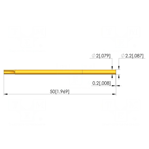 Gniazdo igły testowej INGUN KS-21230M