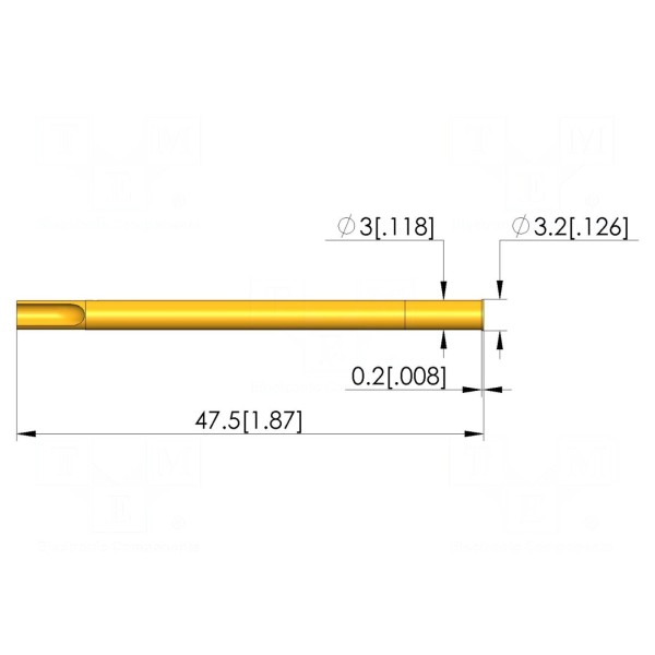 Gniazdo igły testowej INGUN KS-31330M2
