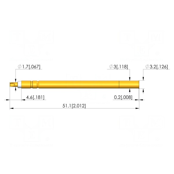 Gniazdo igły testowej INGUN KS-425S