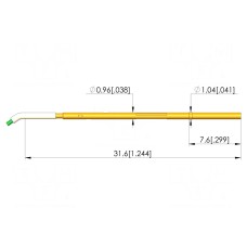 Gniazdo igły testowej INGUN KS-550E08V-30