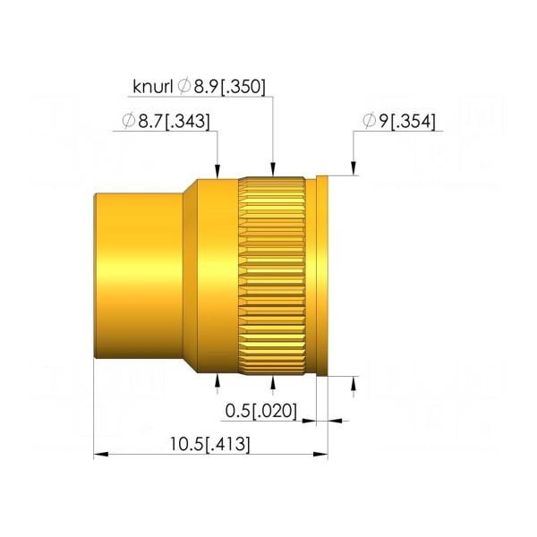 Gniazdo igły testowej INGUN KS-559M8R