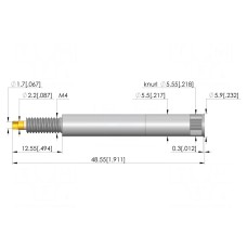 Gniazdo igły testowej INGUN KS-622M4M5-RF