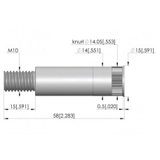 Gniazdo igły testowej INGUN KS-672D06M10M10-R