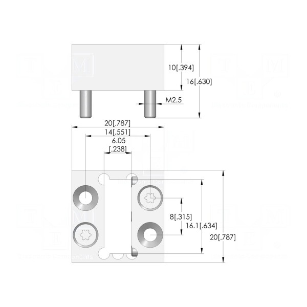 Gniazdo igły testowej INGUN KS-802HMTD-2
