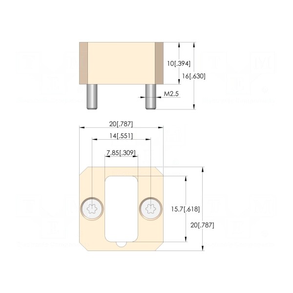 Gniazdo igły testowej INGUN KS-802MTNT-2