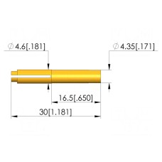 Gniazdo igły testowej INGUN KS-VF5030