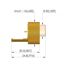Wtyk testowy INGUN SE-821 MX62