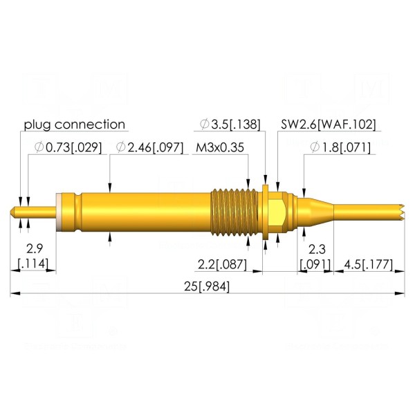 Igła testowa INGUN SKS-115-0043