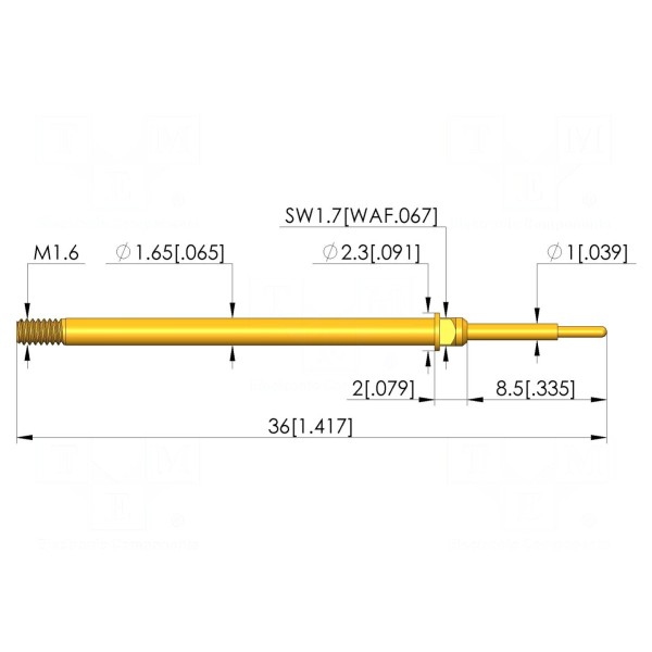 Igła testowa INGUN T-112-0125