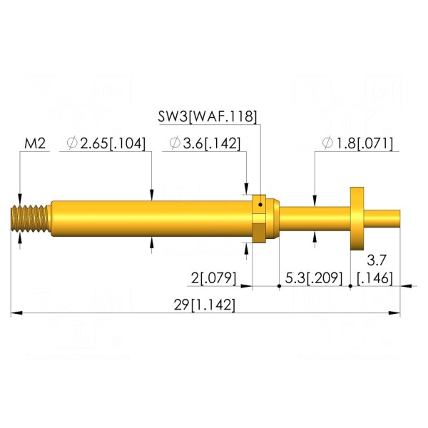 Igła testowa INGUN T-113-0002