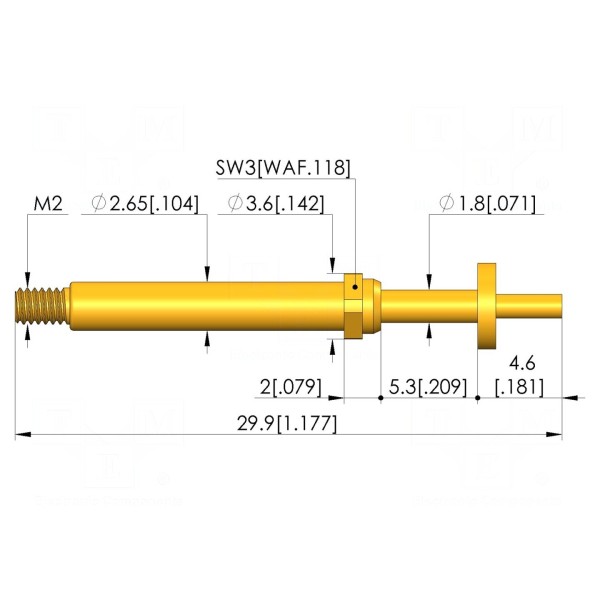 Igła testowa INGUN T-113-0003