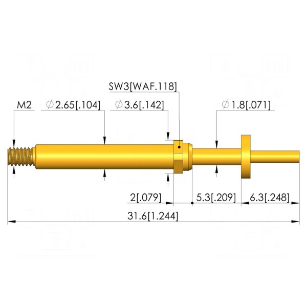 Igła testowa INGUN T-113-0005