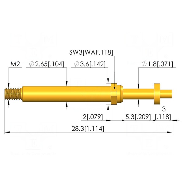 Igła testowa INGUN T-113-0006