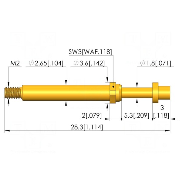 Igła testowa INGUN T-113-0011