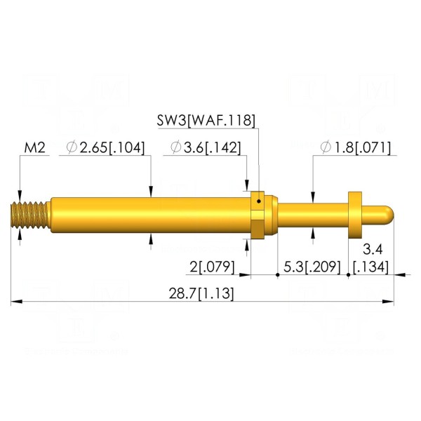 Igła testowa INGUN T-113-0014