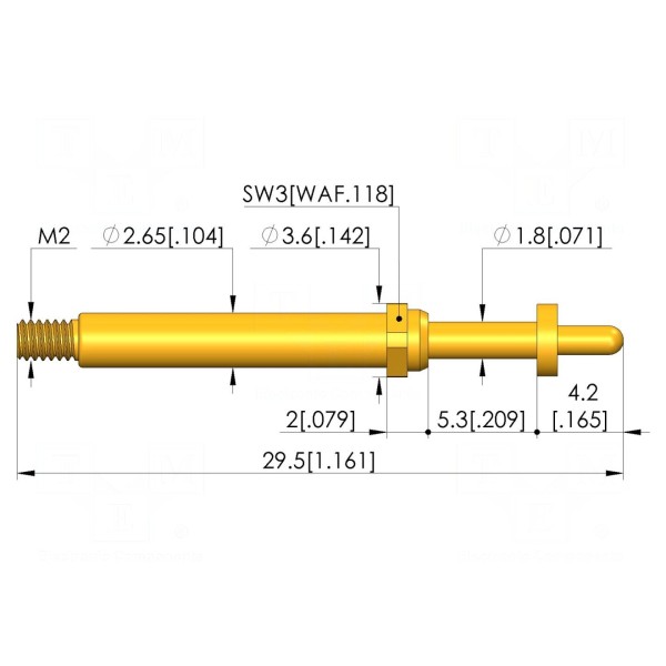 Igła testowa INGUN T-113-0018