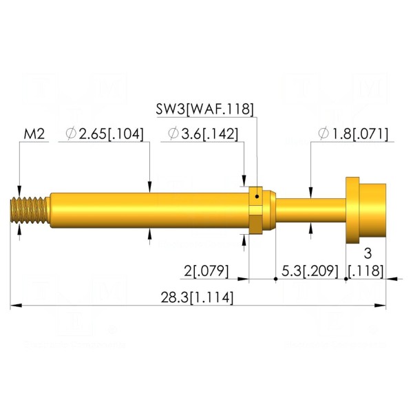 Igła testowa INGUN T-113-0020