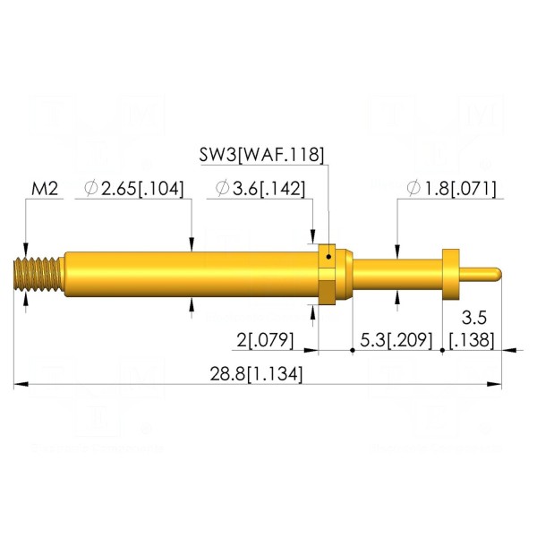 Igła testowa INGUN T-113-0023