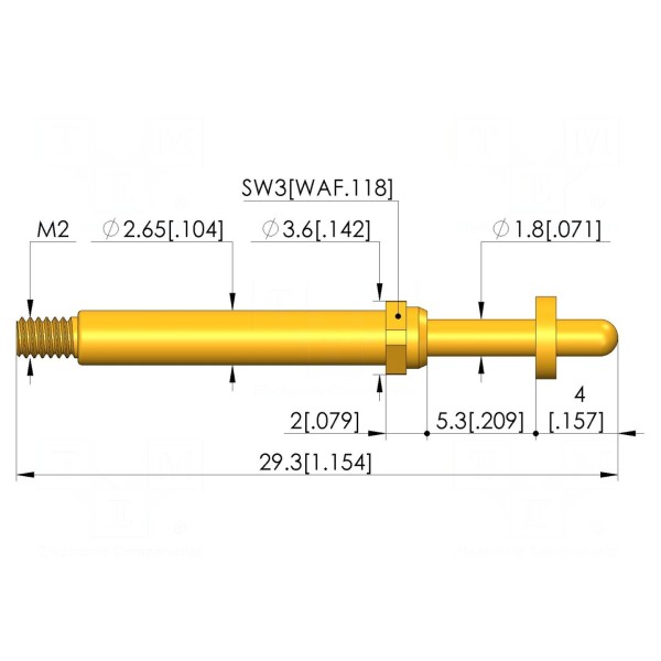 Igła testowa INGUN T-113-0024