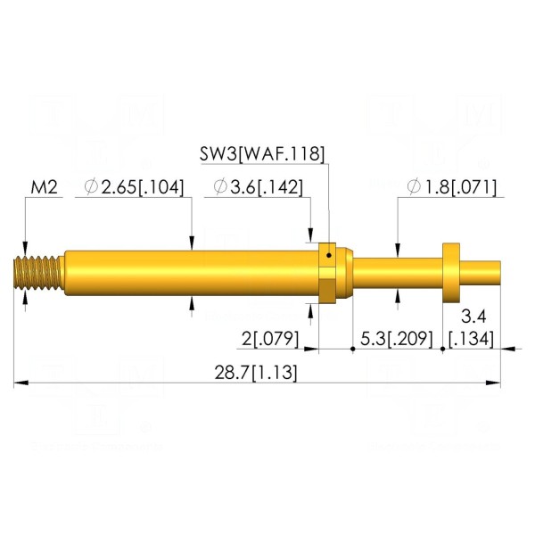 Igła testowa INGUN T-113-0025