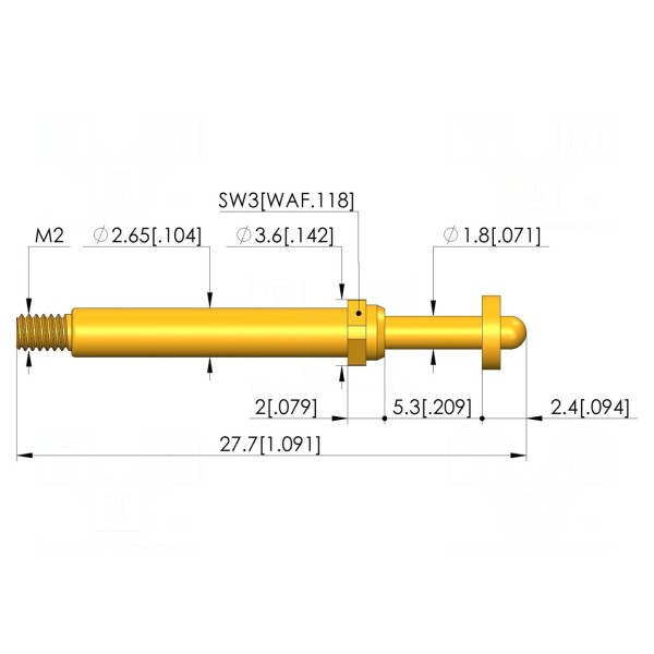 Igła testowa INGUN T-113-0032