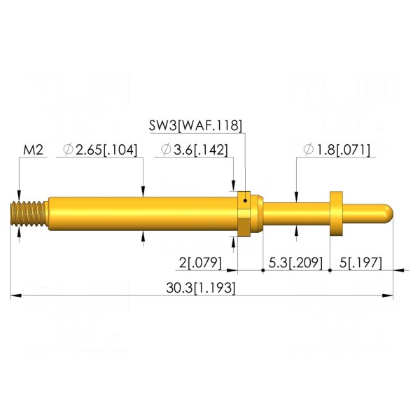 Igła testowa INGUN T-113-0033