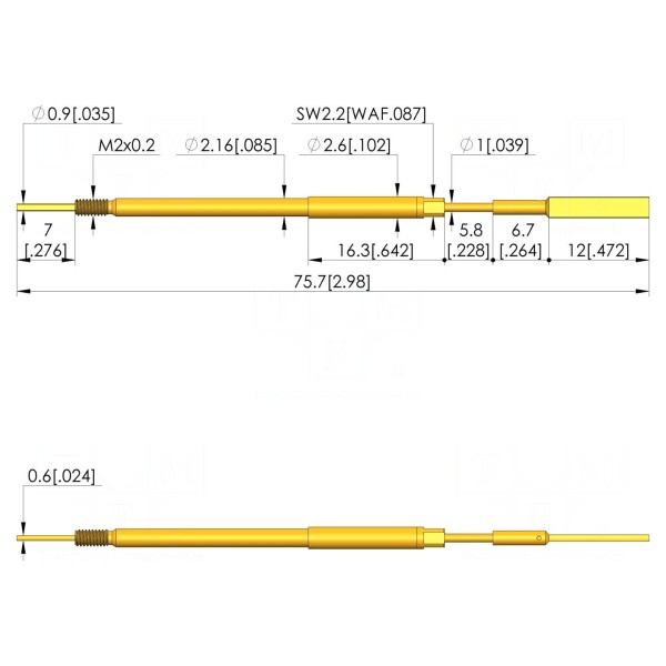 Igła testowa INGUN VF3-0013