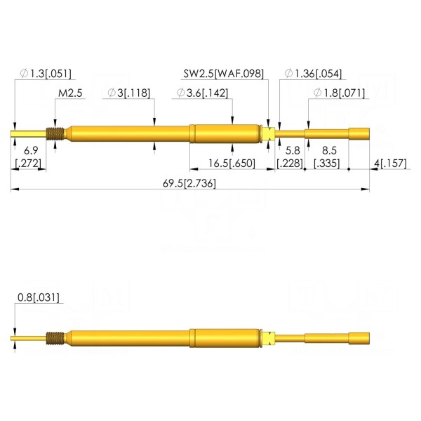 Igła testowa INGUN VF4-0016