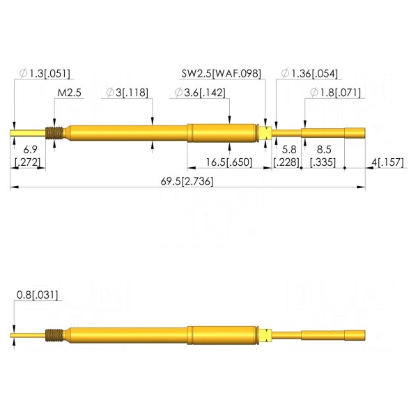 Igła testowa INGUN VF4-0019