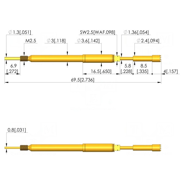 Igła testowa INGUN VF4-0043