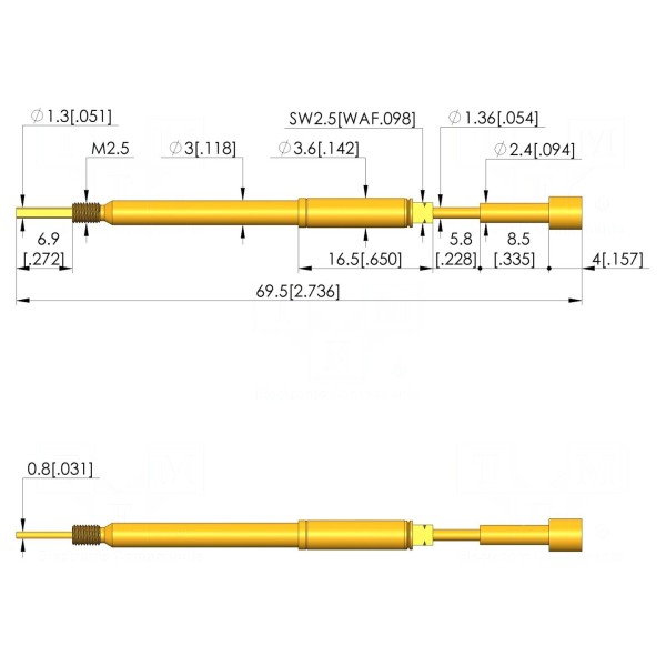 Igła testowa INGUN VF4-0051