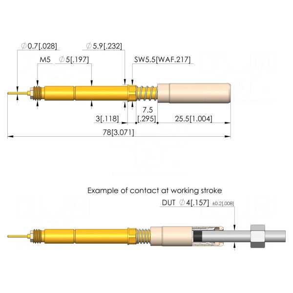 Igła testowa INGUN VKR-672-0019