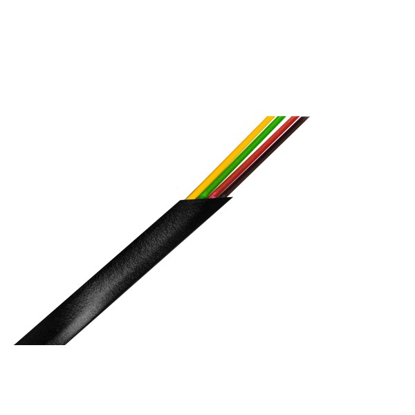 Kabel telefoniczny 4C czarny 100m