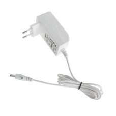 Zasilacz impulsowy 12V/1.6A (biały) wtyczkowy