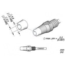 Grot: do rozlutownic JBC TOOLS D530007