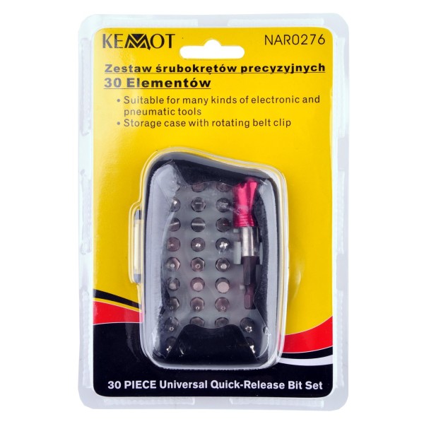 Zestaw uniwersalnych końcówek-30 elementów