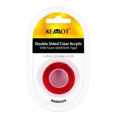 Dwustronna taśma KEMOT 1mm x 19mm x 1M