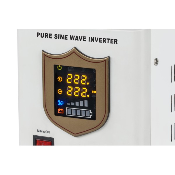 Zasilacz awaryjny KEMOT PROsinus-500  przetwornica z czystym przebiegiem sinusoidalnym i funkcją ładowania  12V 230V 500VA/300W