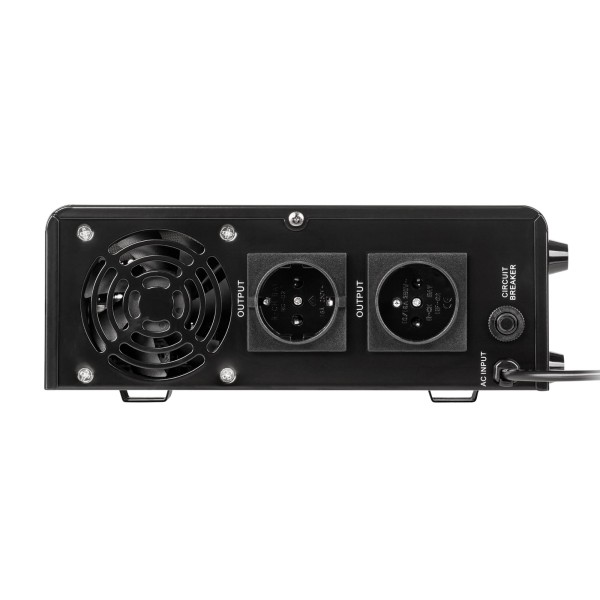 Zasilacz awaryjny naścienny KEMOT PROsinus-500  przetwornica z czystym przebiegiem sinusoidalnym i funkcją ładowania  12V 230V 500VA/300W