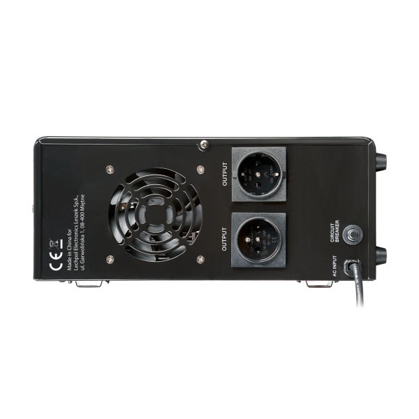 Zasilacz awaryjny naścienny KEMOT PROsinus-1000  przetwornica z czystym przebiegiem sinusoidalnym i funkcją ładowania  12V 230V 1000VA/700W