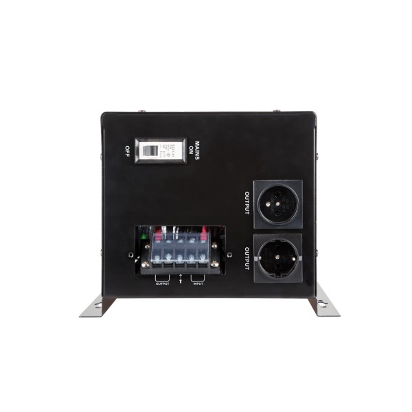 Zasilacz awaryjny naścienny KEMOT PROsinus-2200  przetwornica z czystym przebiegiem sinusoidalnym i funkcją ładowania  12V 230V 2200VA/1600W