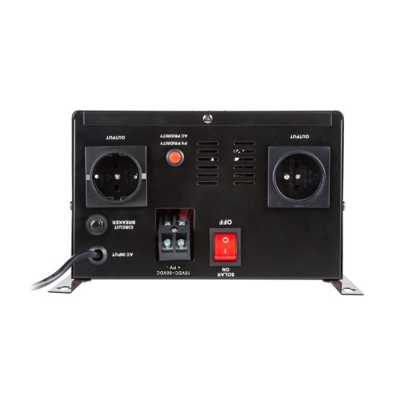 Przetwornica solarna naścienna ( inwerter )  KEMOT PROsolar-800  ( 12V 230V 800VA/500W )