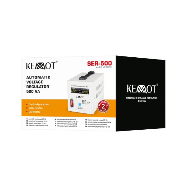 Automatyczny stabilizator napięcia  KEMOT SER-500
