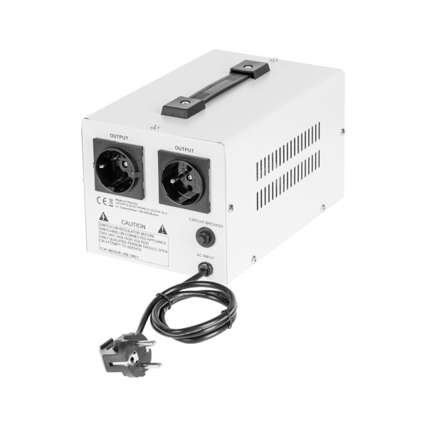 Automatyczny stabilizator napięcia  KEMOT MSER-500 (500 VA, serwomotor)