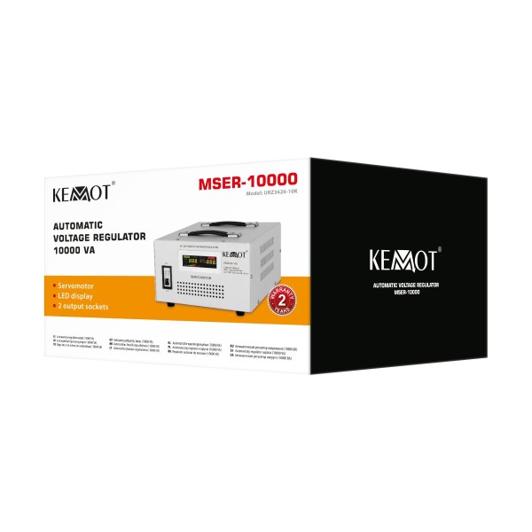 Automatyczny stabilizator napięcia  KEMOT MSER-10000 (10000 VA, serwomotor)