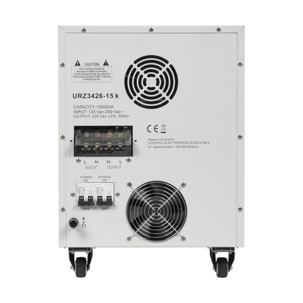 Automatyczny stabilizator napięcia  KEMOT MSER-15000 (15000 VA, serwomotor)