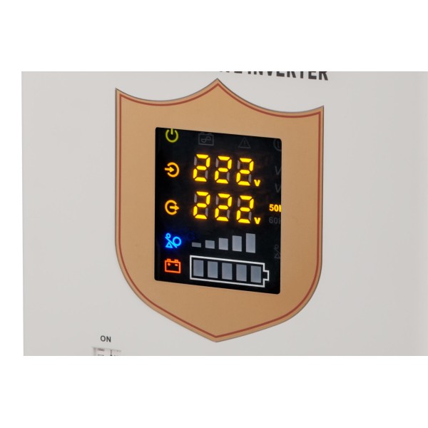 Zasilacz awaryjny KEMOT PROsinus-2200  przetwornica z czystym przebiegiem sinusoidalnym i funkcją ładowania  12V 230V 2200VA/1600W